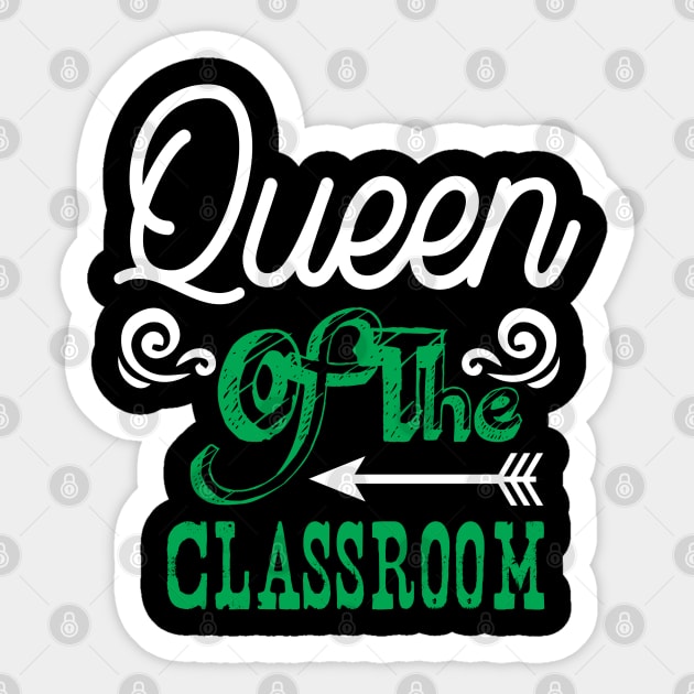 Queen of the Classroom Sticker by Rebelion